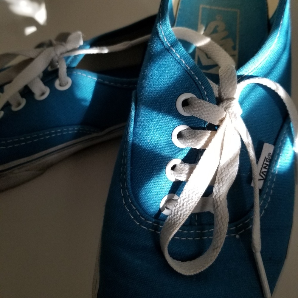 SOLD Blue Vans Shoes - Picture 7 of 7